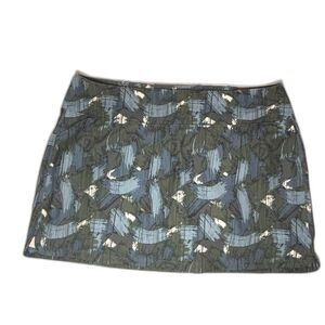L.L. Bean Everyday Performance Skort Iron Blue Camo Size XL
